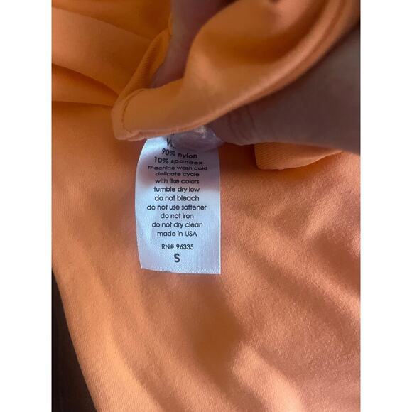 NWT Susana Monaco tie bikini set in nectarine orange size small - Picture 9 of 9